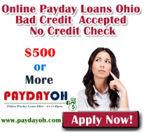 Ohio Online Loans For Bad Credit
